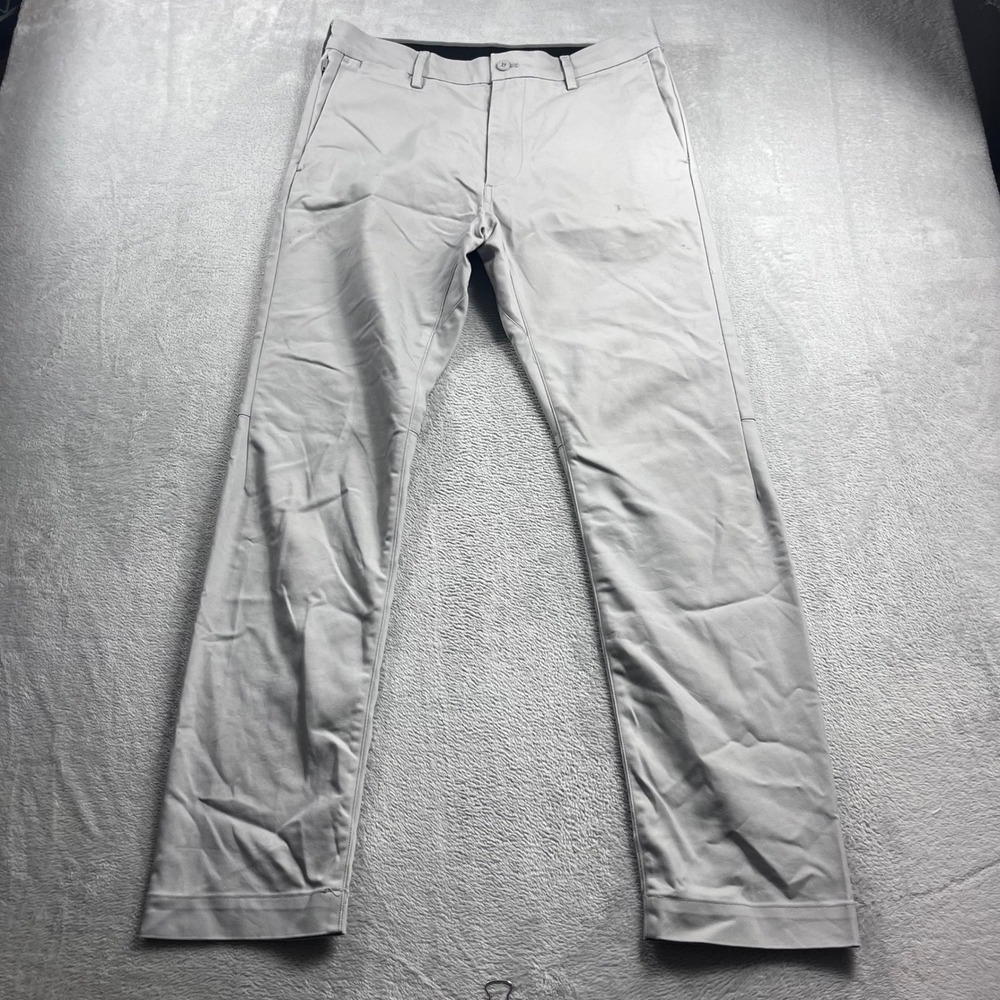 Polo Ralph Lauren Performance Chino Pants Mens 32x32 Grey Golf Trousers Stretch